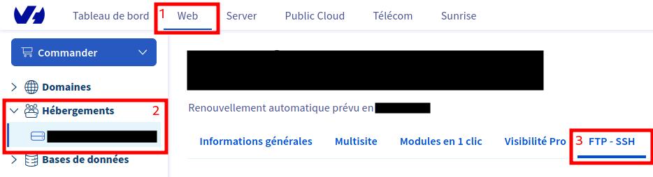 Espace FTP OVH