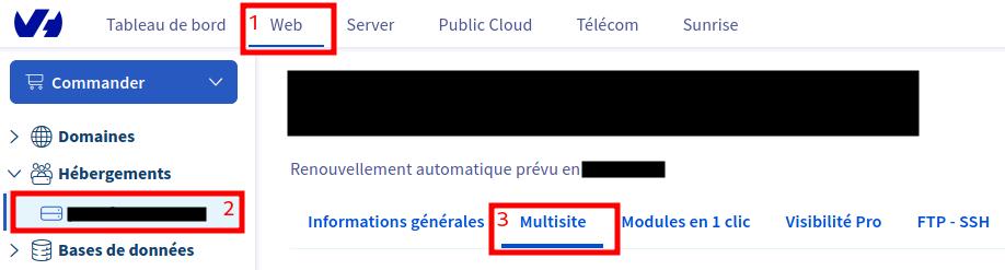 Espace SSL OVH